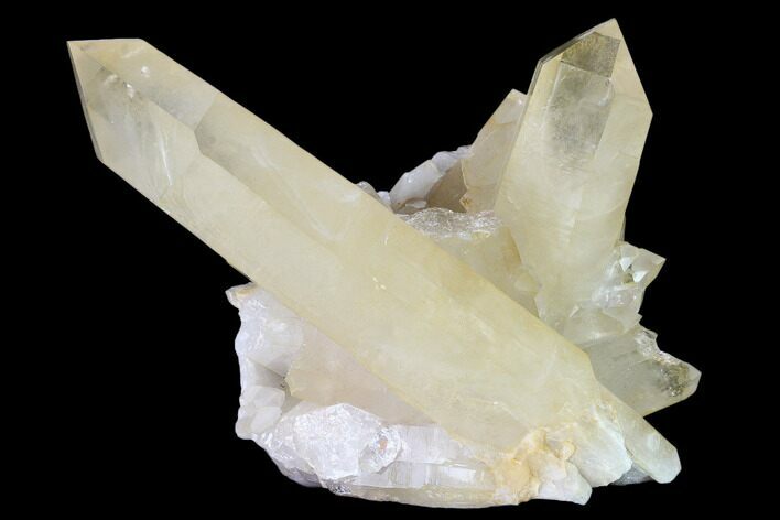 Quartz Crystal Cluster - Brazil #136161